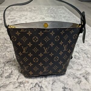 Monogram Brown Bucket Bag